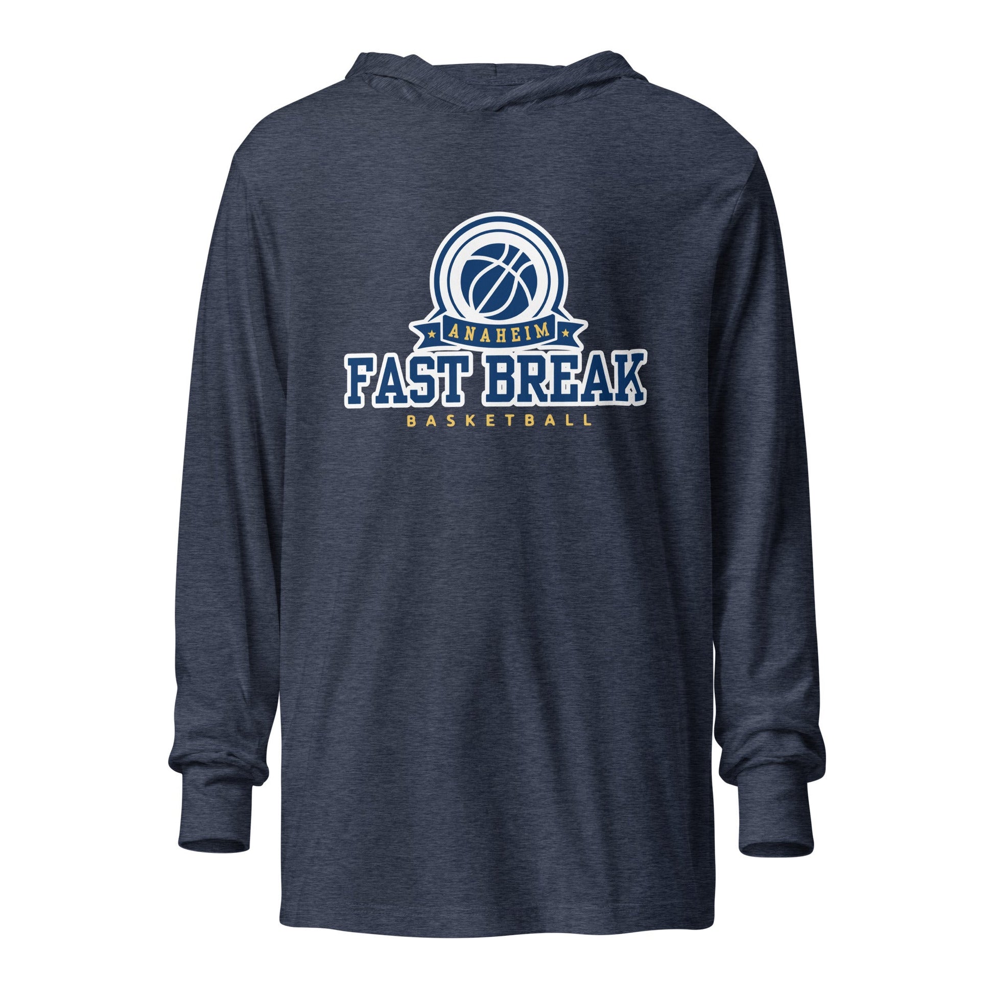 Performance | Hooded Long Sleeve T Shirt | OC FASTBREAK | Fast Break Logo
