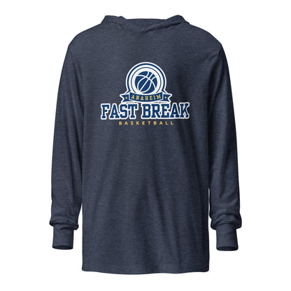 Performance | Hooded Long Sleeve T Shirt | OC FASTBREAK | Fast Break Logo