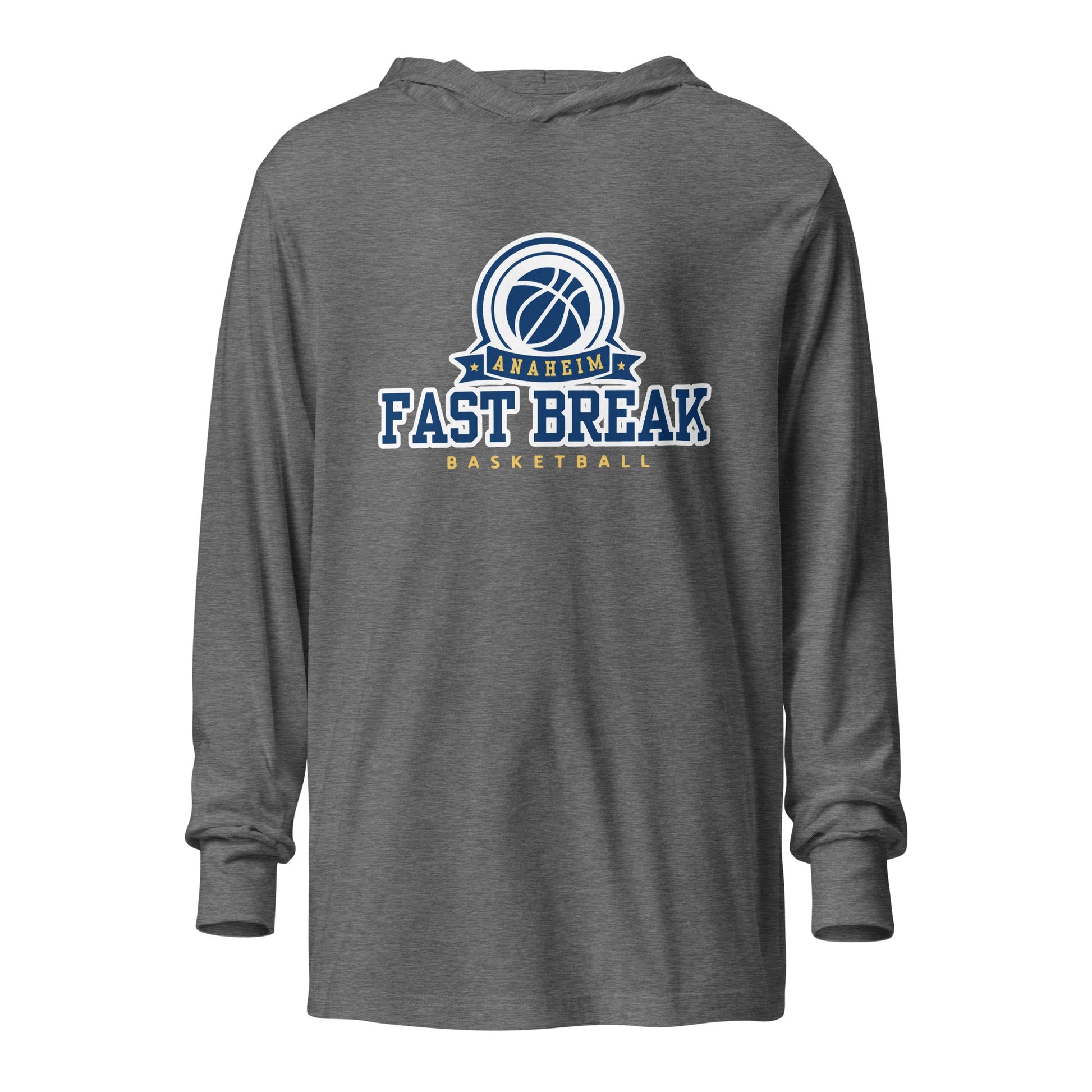 Performance | Hooded Long Sleeve T Shirt | OC FASTBREAK | Fast Break Logo