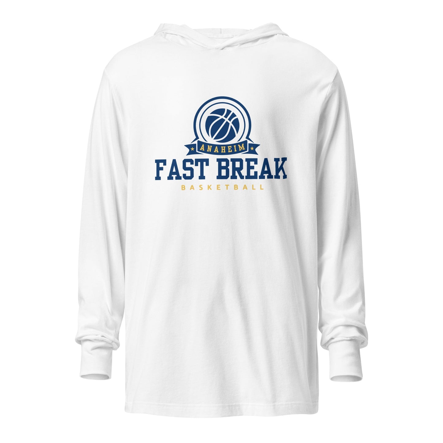 Performance | Hooded Long Sleeve T Shirt | OC FASTBREAK | Fast Break Logo