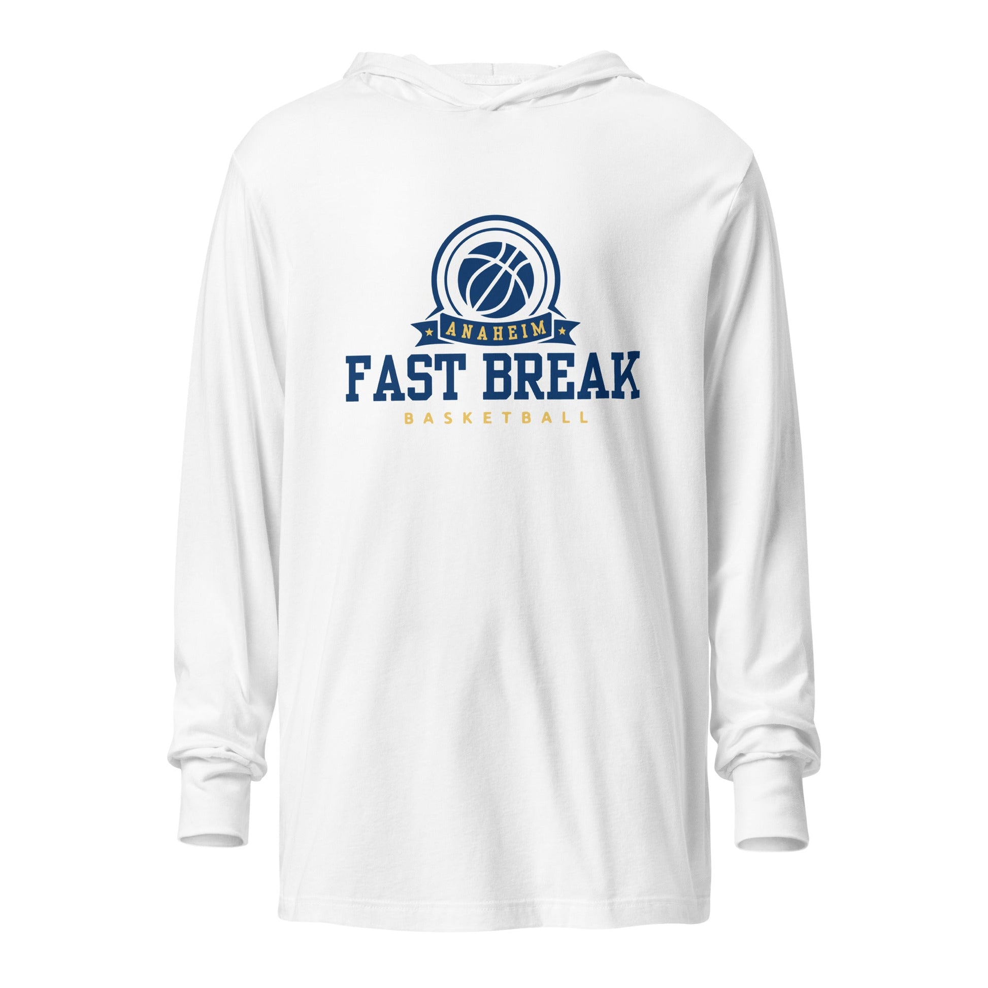 Performance | Hooded Long Sleeve T Shirt | OC FASTBREAK | Fast Break Logo