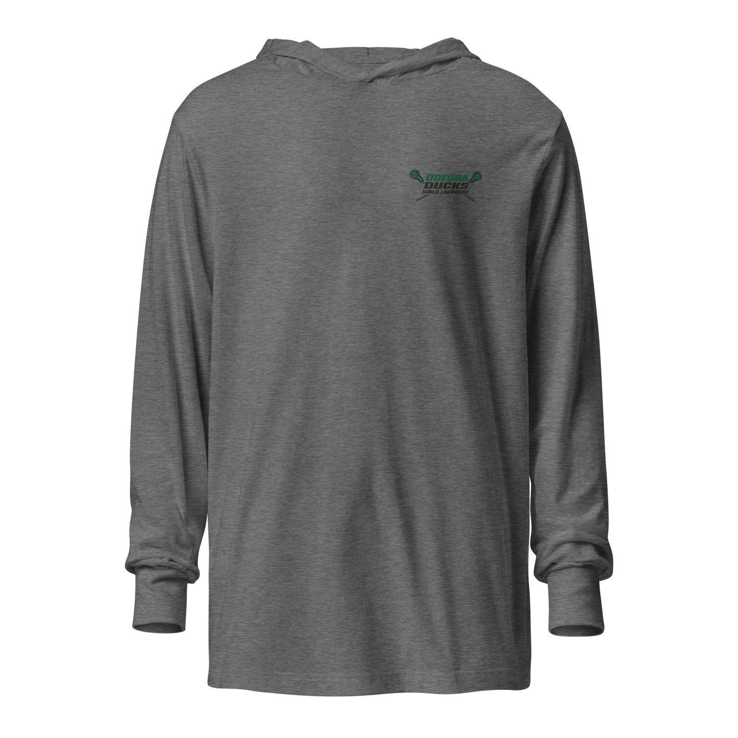 Performance | Hooded Long Sleeve T Shirt | Odessa Girls Lacrosse | Girls LAX Alt Logo