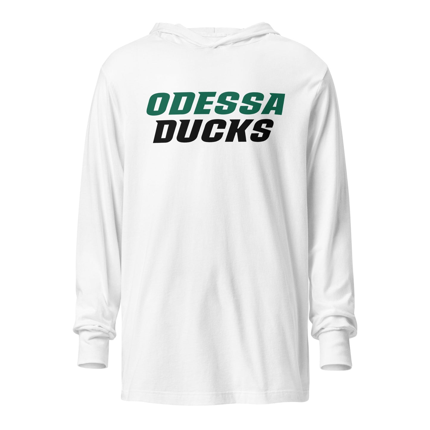 Performance | Hooded Long Sleeve T Shirt | Odessa Girls Lacrosse | Odessa Script Logo