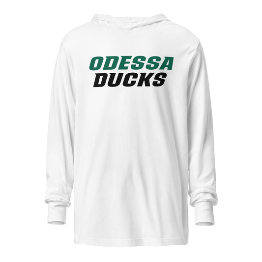 Performance | Hooded Long Sleeve T Shirt | Odessa Girls Lacrosse | Odessa Script Logo