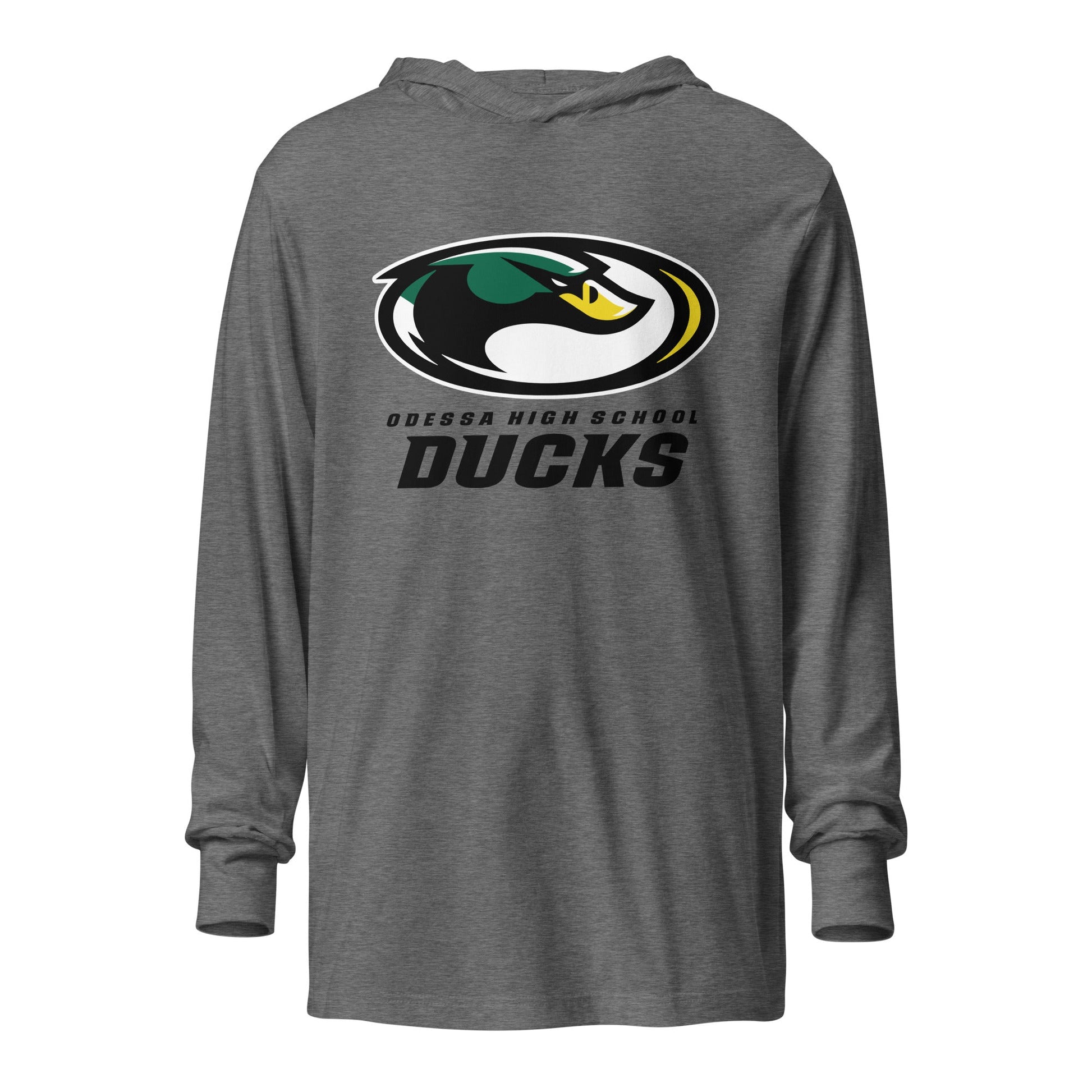 Performance | Hooded Long Sleeve T Shirt | Odessa Girls Lacrosse | ODH Ducks Logo