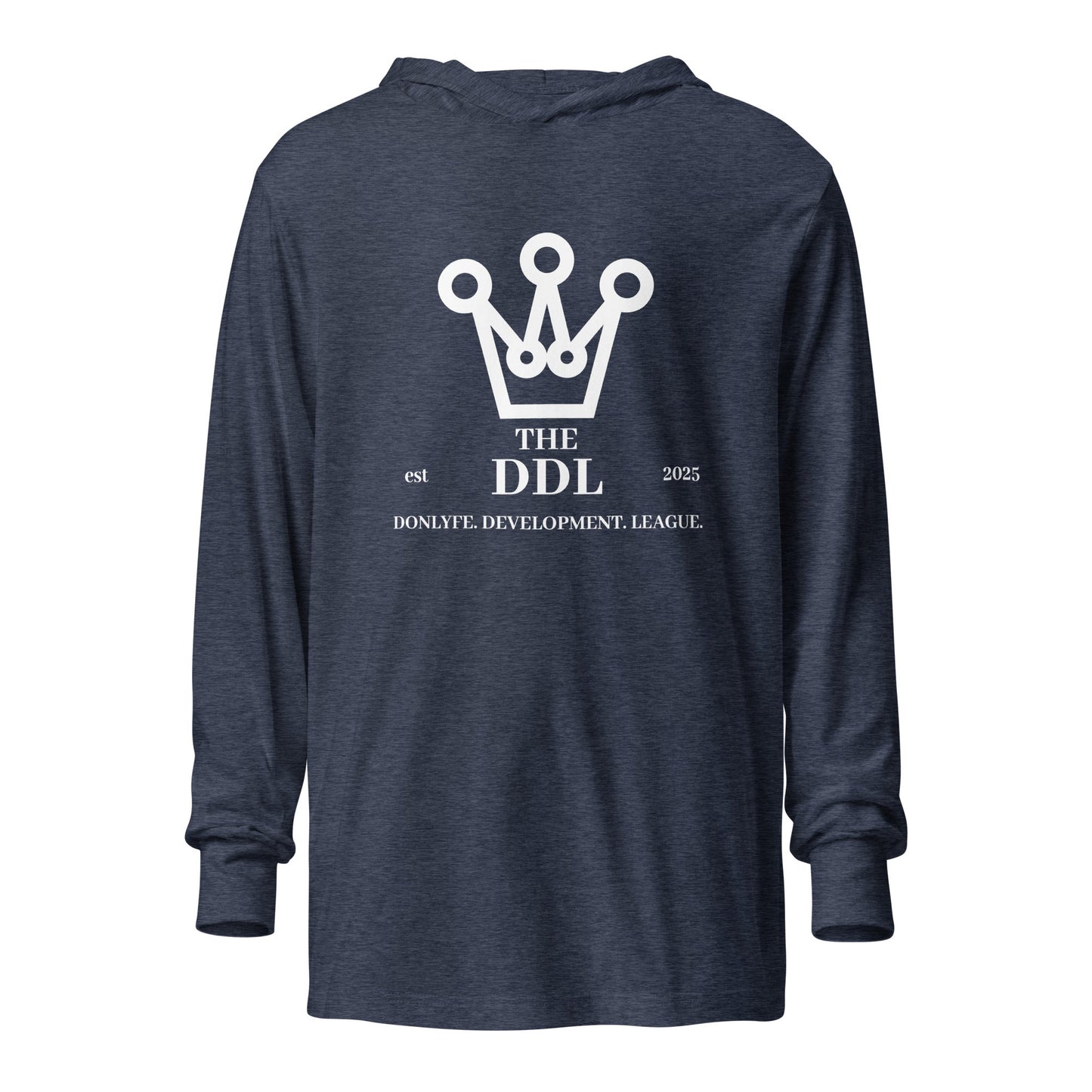Performance | Hooded Long Sleeve T Shirt | Official DDL Merchandise | Crest Logo