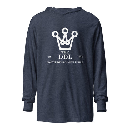 Performance | Hooded Long Sleeve T Shirt | Official DDL Merchandise | Crest Logo