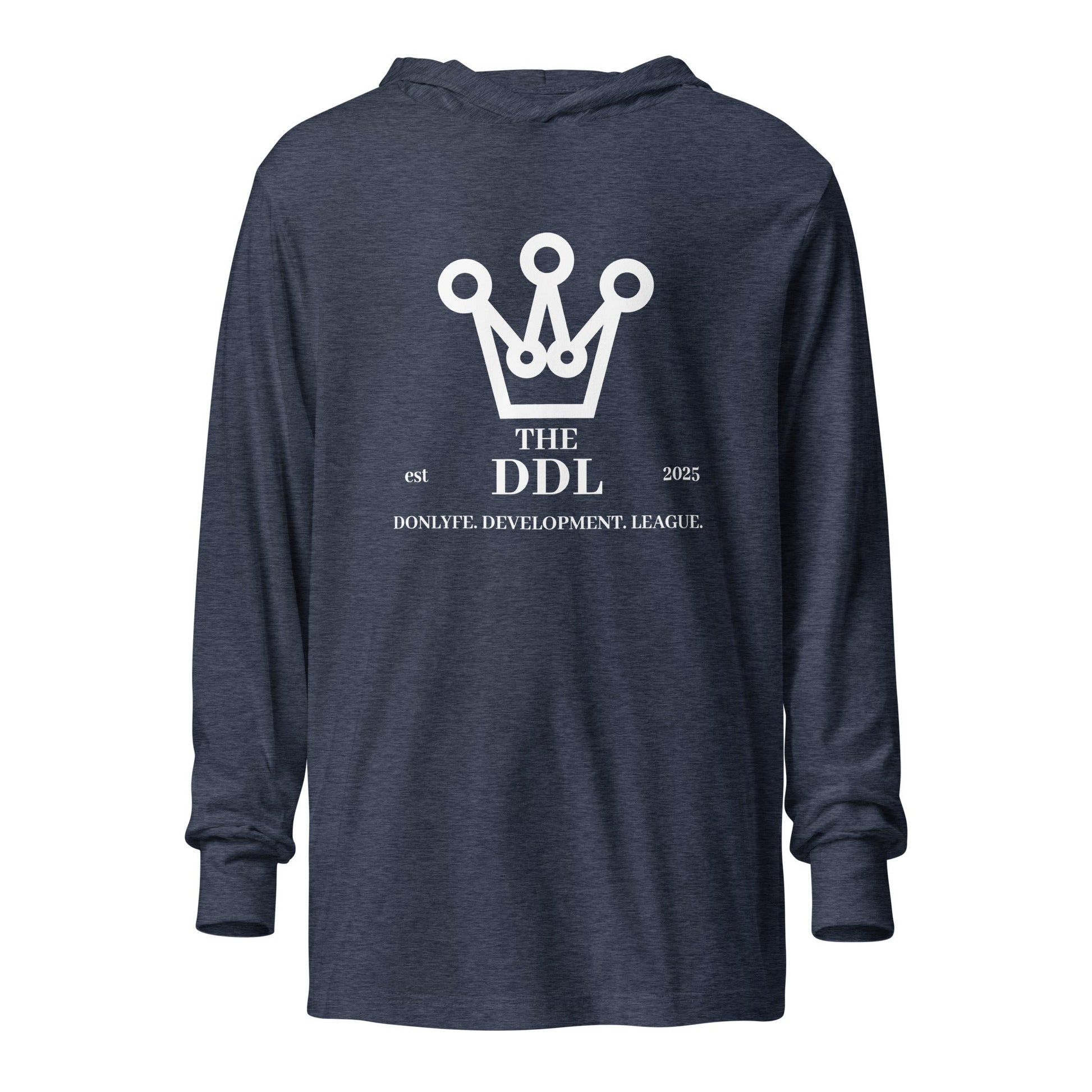 Performance | Hooded Long Sleeve T Shirt | Official DDL Merchandise | Crest Logo