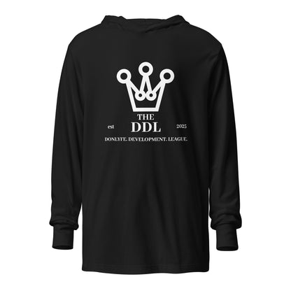 Performance | Hooded Long Sleeve T Shirt | Official DDL Merchandise | Crest Logo