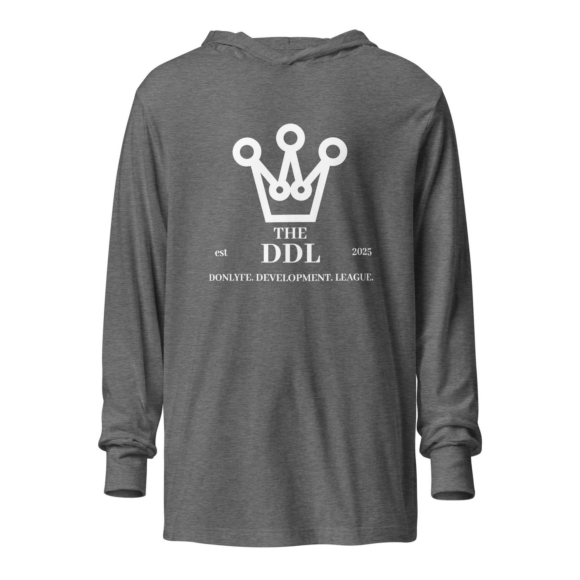 Performance | Hooded Long Sleeve T Shirt | Official DDL Merchandise | Crest Logo