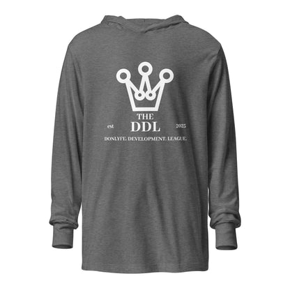 Performance | Hooded Long Sleeve T Shirt | Official DDL Merchandise | Crest Logo