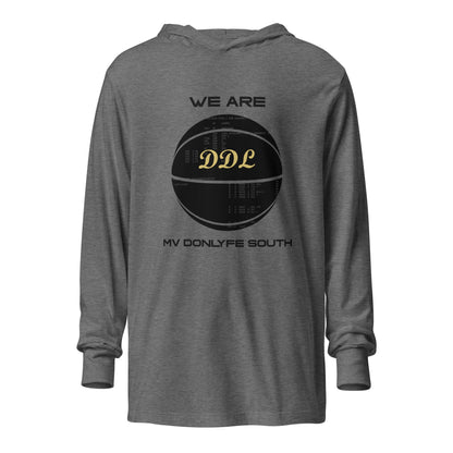 Performance | Hooded Long Sleeve T Shirt | Official DDL Merchandise | Emblem Logo