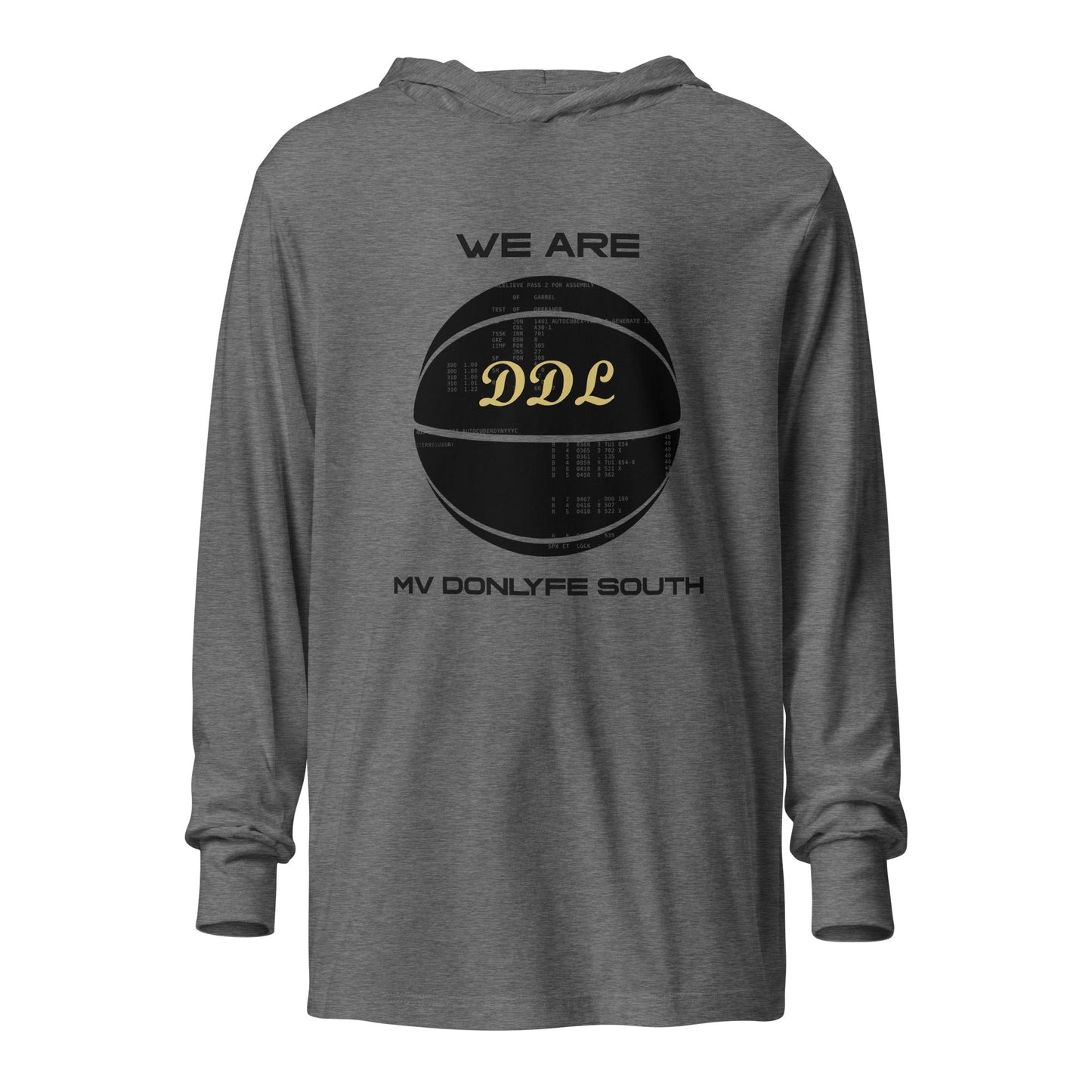 Performance | Hooded Long Sleeve T Shirt | Official DDL Merchandise | Emblem Logo