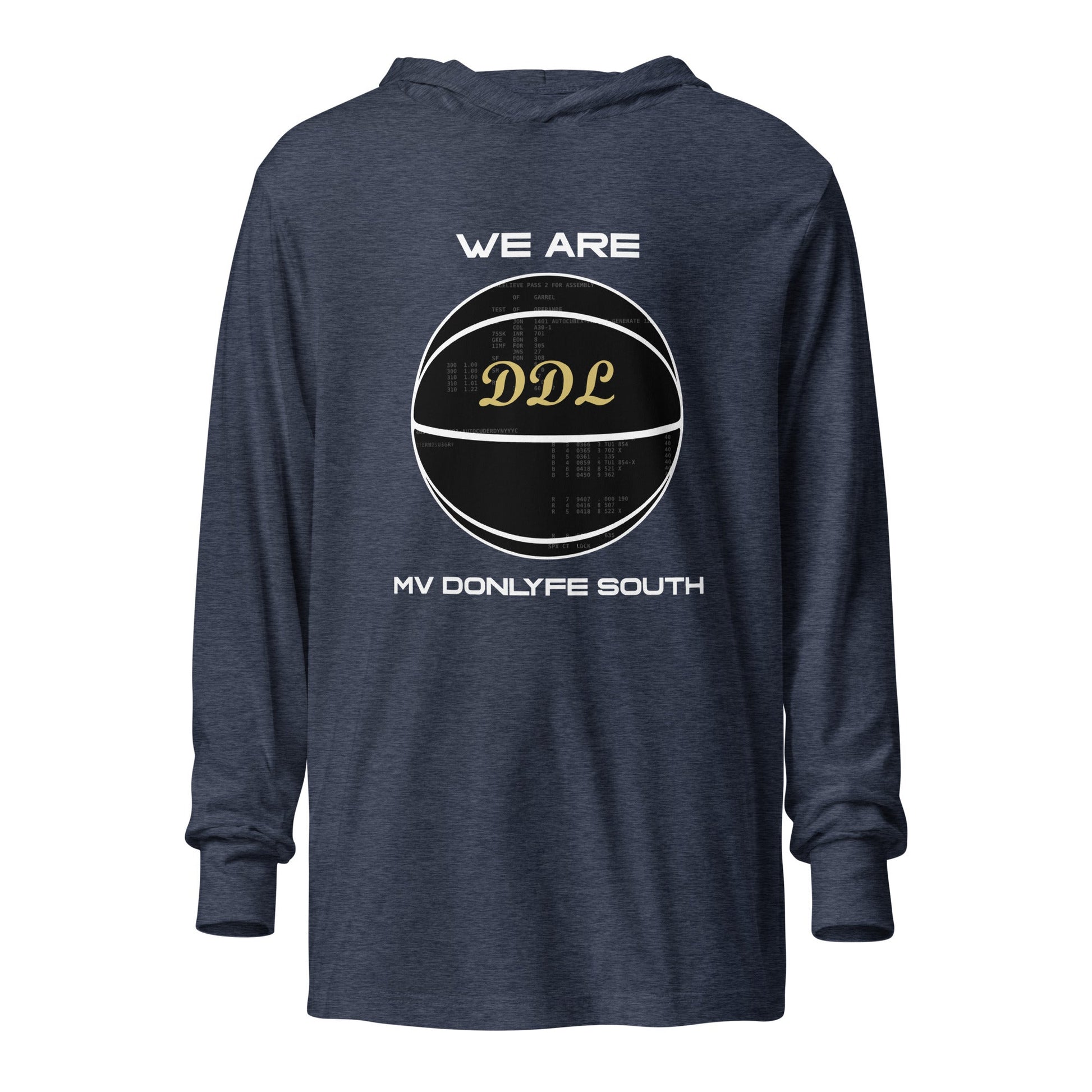 Performance | Hooded Long Sleeve T Shirt | Official DDL Merchandise | Vanguard Logo