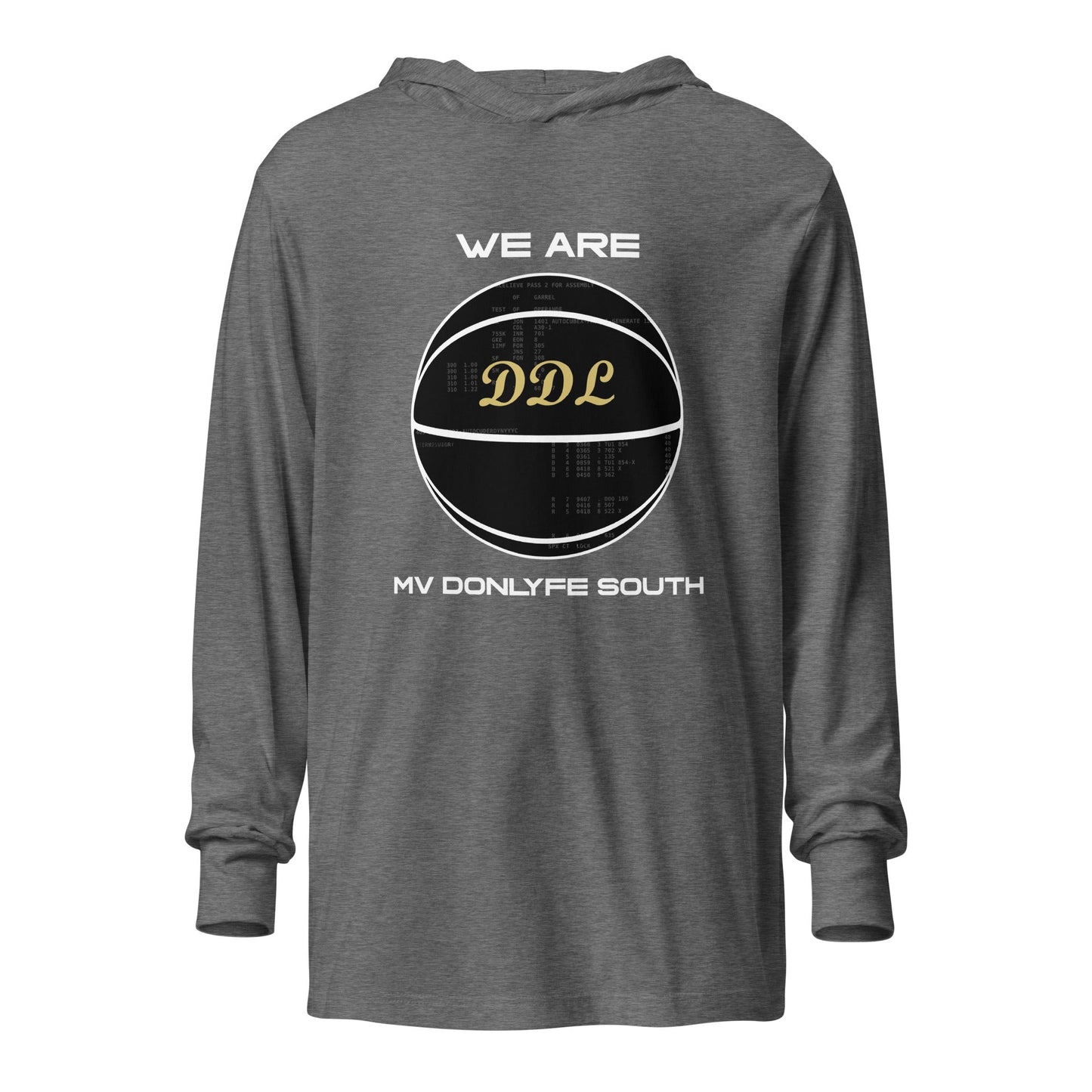 Performance | Hooded Long Sleeve T Shirt | Official DDL Merchandise | Vanguard Logo