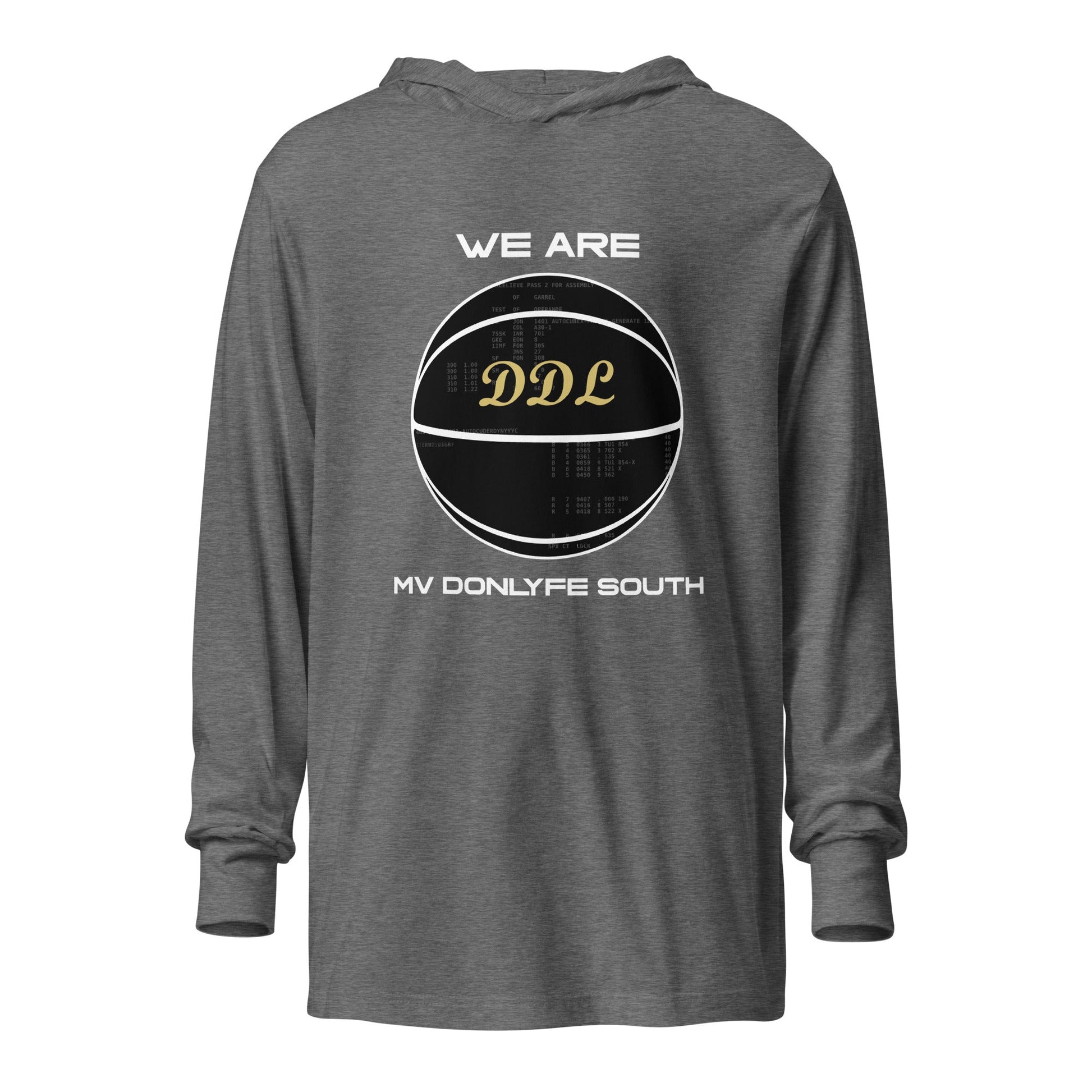 Performance | Hooded Long Sleeve T Shirt | Official DDL Merchandise | Vanguard Logo