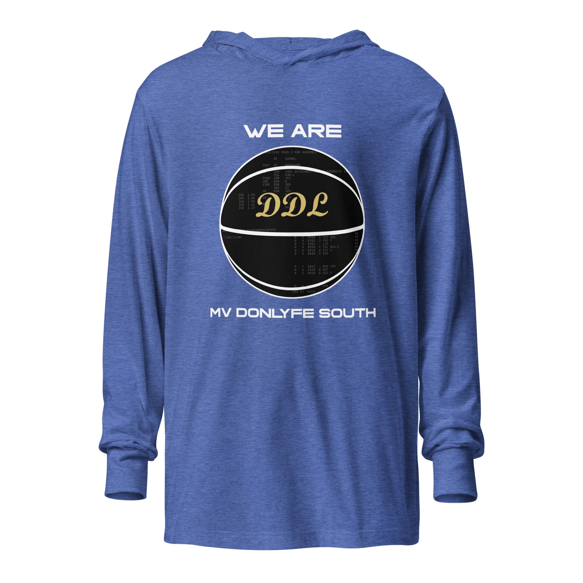 Performance | Hooded Long Sleeve T Shirt | Official DDL Merchandise | Vanguard Logo