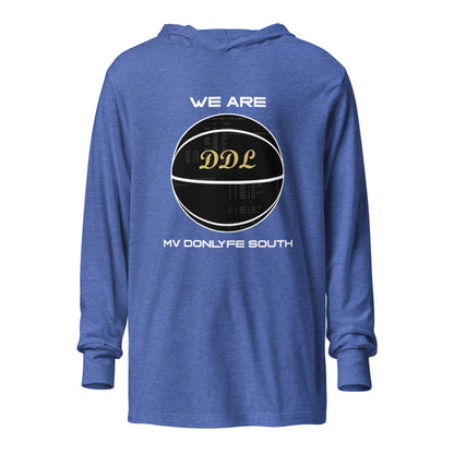 Performance | Hooded Long Sleeve T Shirt | Official DDL Merchandise | Vanguard Logo