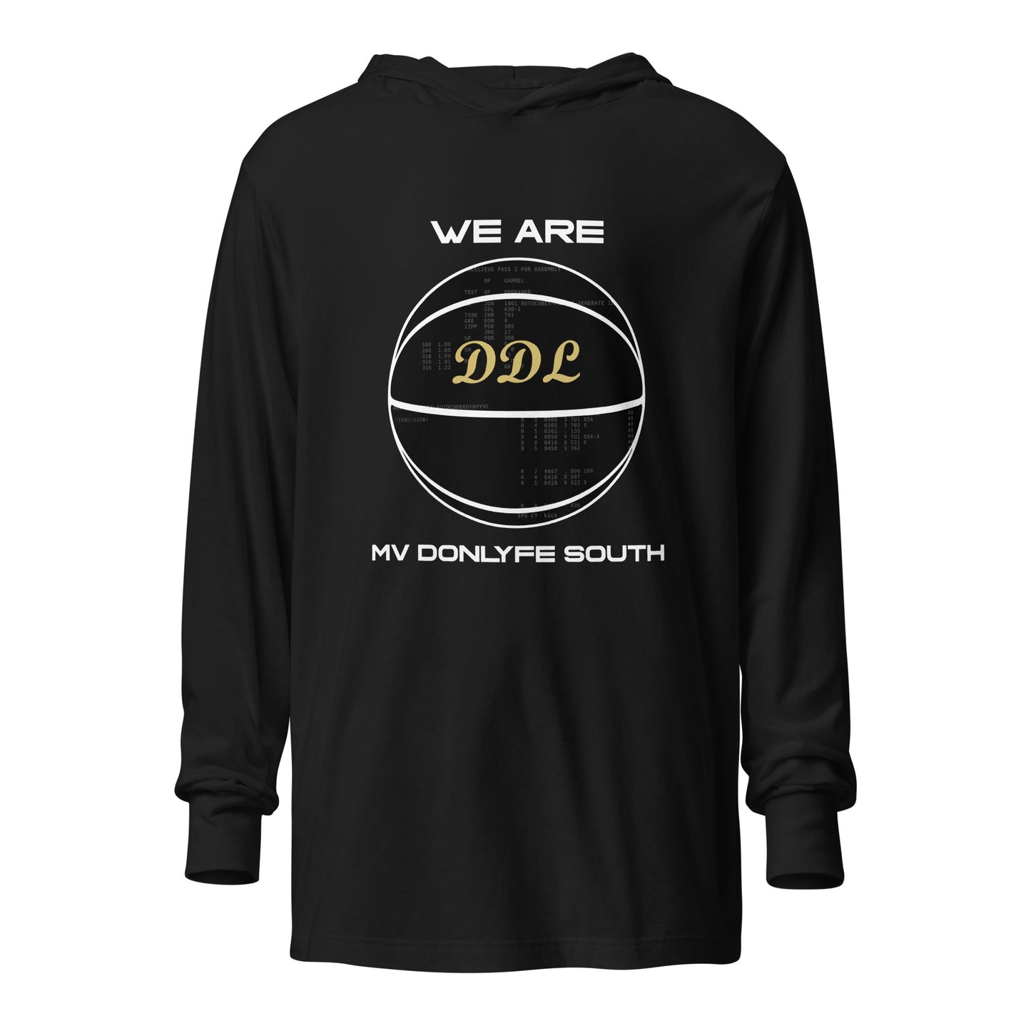 Performance | Hooded Long Sleeve T Shirt | Official DDL Merchandise | Vanguard Logo