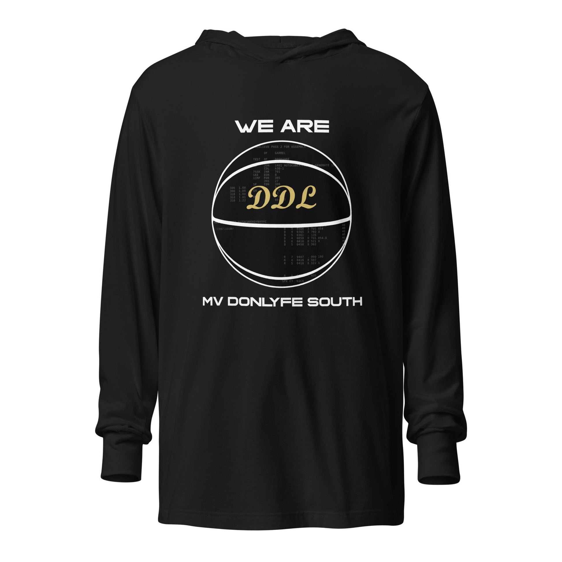 Performance | Hooded Long Sleeve T Shirt | Official DDL Merchandise | Vanguard Logo