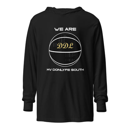 Performance | Hooded Long Sleeve T Shirt | Official DDL Merchandise | Vanguard Logo