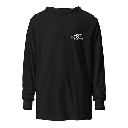 Performance | Hooded Long Sleeve T Shirt | Offutt AFB Warhawks | Alt Logo