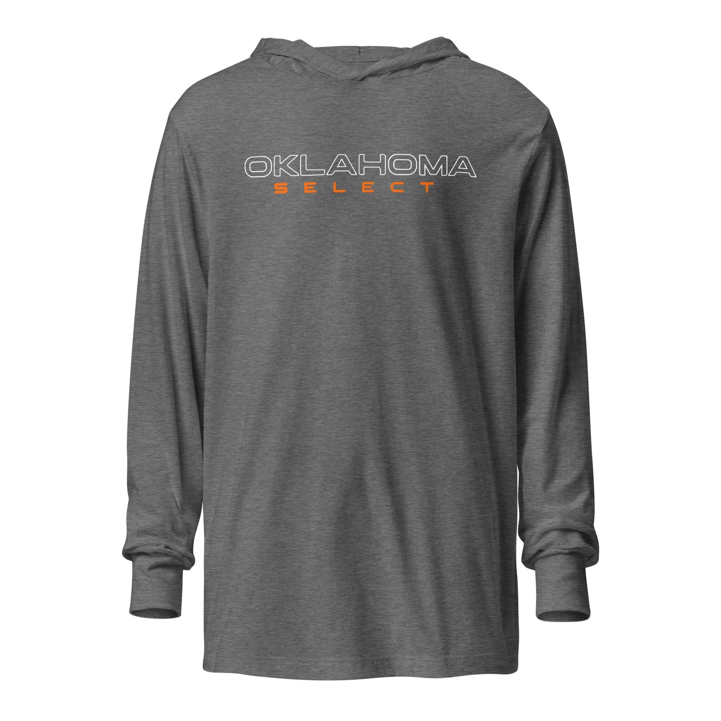 Performance | Hooded Long Sleeve T Shirt | Oklahoma Select Ball | Modern Script Logo