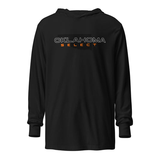 Performance | Hooded Long Sleeve T Shirt | Oklahoma Select Ball | Script Logo