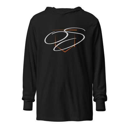 Performance | Hooded Long Sleeve T Shirt | Oklahoma Select Ball | Signature Mark Logo