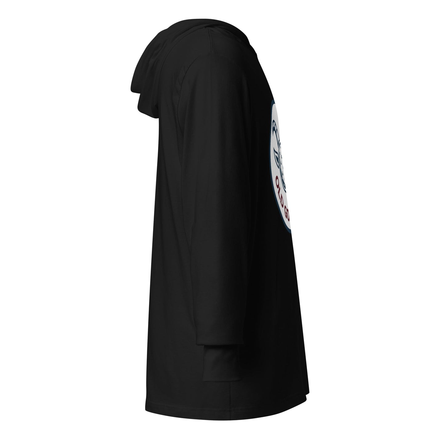 Performance | Hooded Long Sleeve T Shirt | Old Goat Golf | Badge Logo