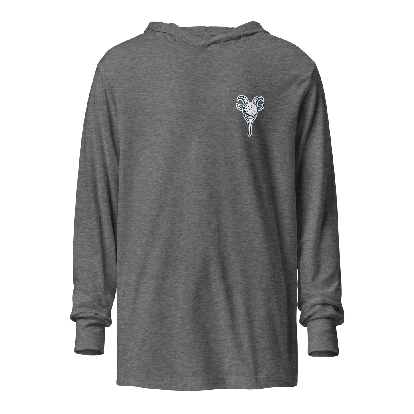 Performance | Hooded Long Sleeve T Shirt | Old Goat Golf | Mark Logo