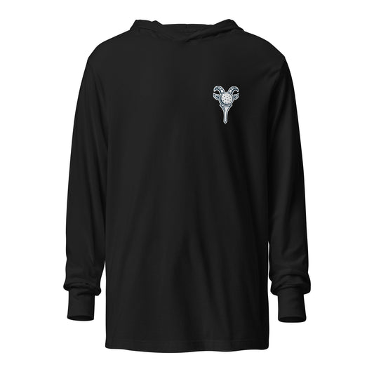 Performance | Hooded Long Sleeve T Shirt | Old Goat Golf | Mark Logo