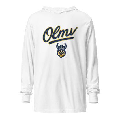 Performance | Hooded Long Sleeve T Shirt | OLMV Vikings | Script Logo