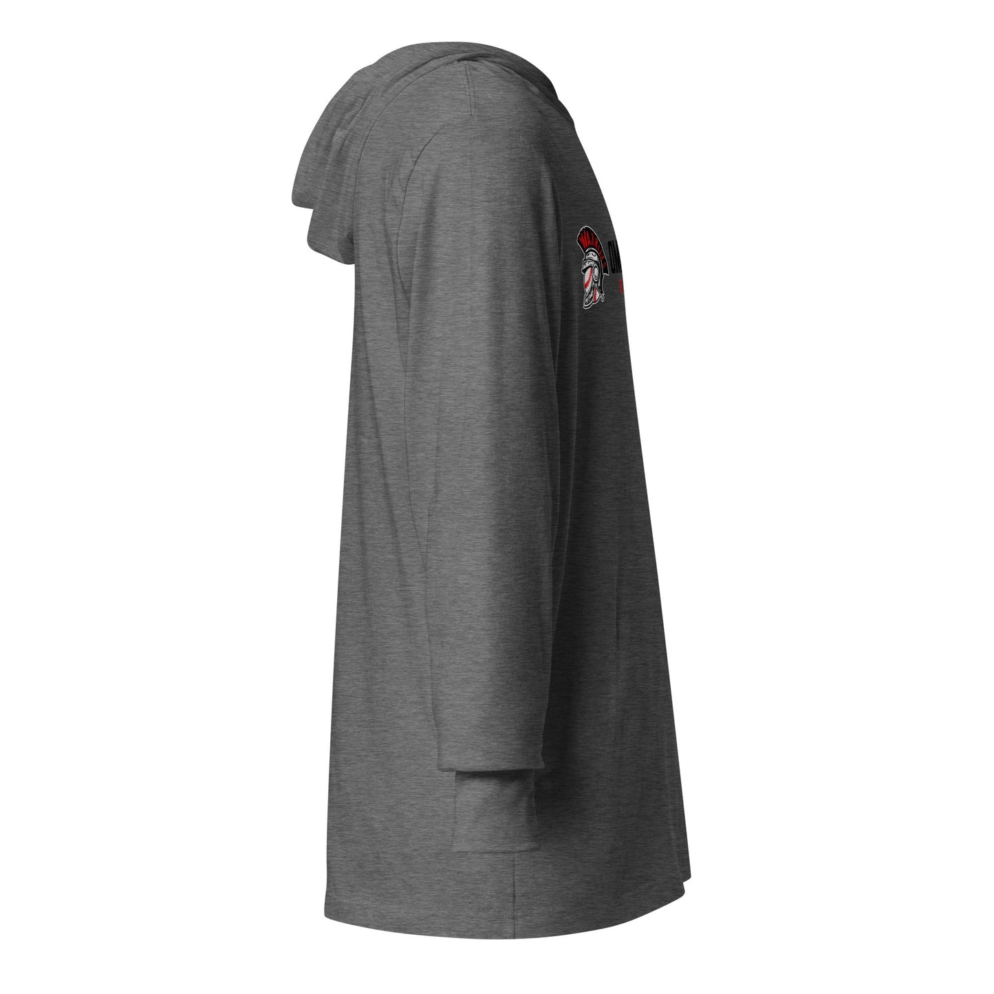 Performance | Hooded Long Sleeve T Shirt | Omaha Warriors | Script Logo