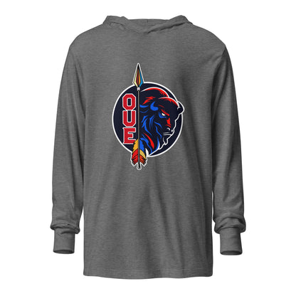 Performance | Hooded Long Sleeve T Shirt | OUE | Badge Logo