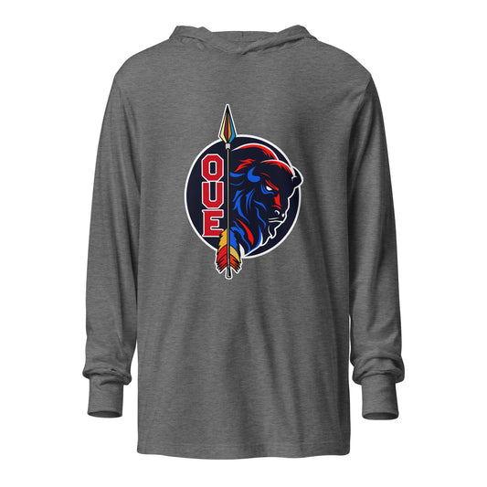 Performance | Hooded Long Sleeve T Shirt | OUE | Badge Logo