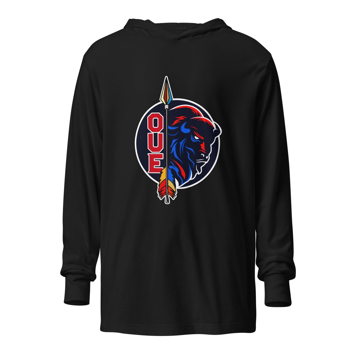 Performance | Hooded Long Sleeve T Shirt | OUE | Badge Logo