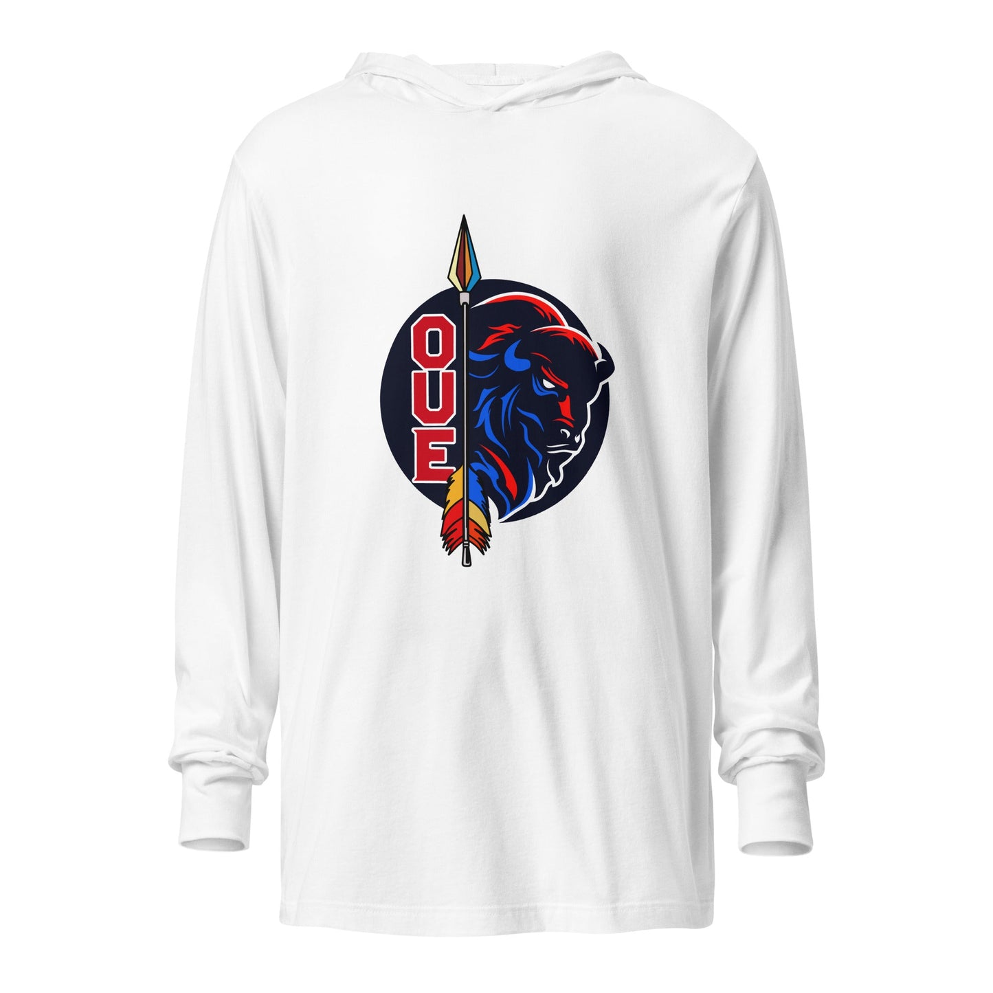 Performance | Hooded Long Sleeve T Shirt | OUE | Badge Logo