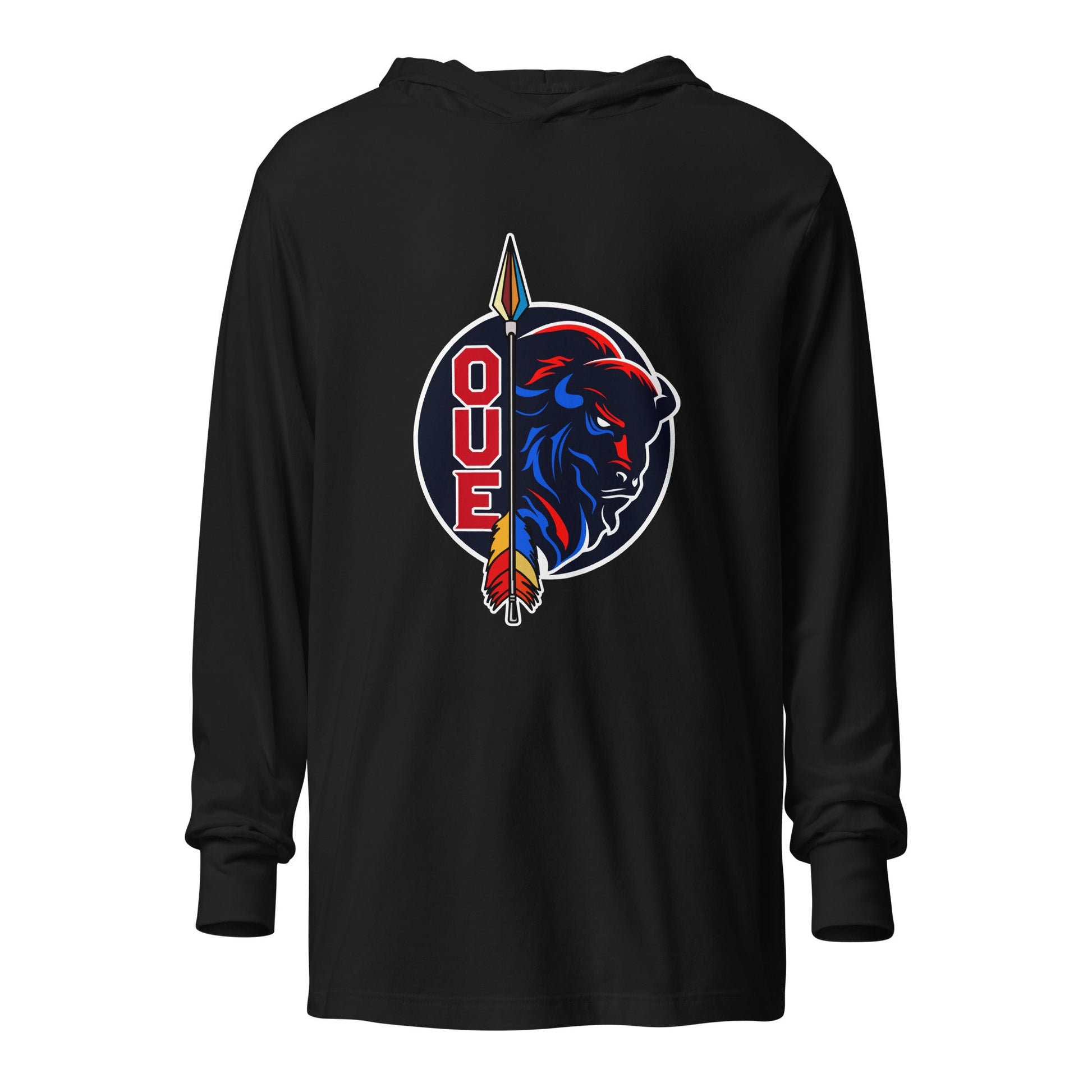Performance | Hooded Long Sleeve T Shirt | OUE | Badge Logo