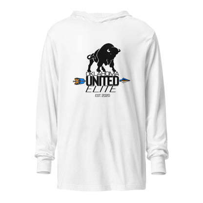 Performance | Hooded Long Sleeve T Shirt | OUE | Crest Logo