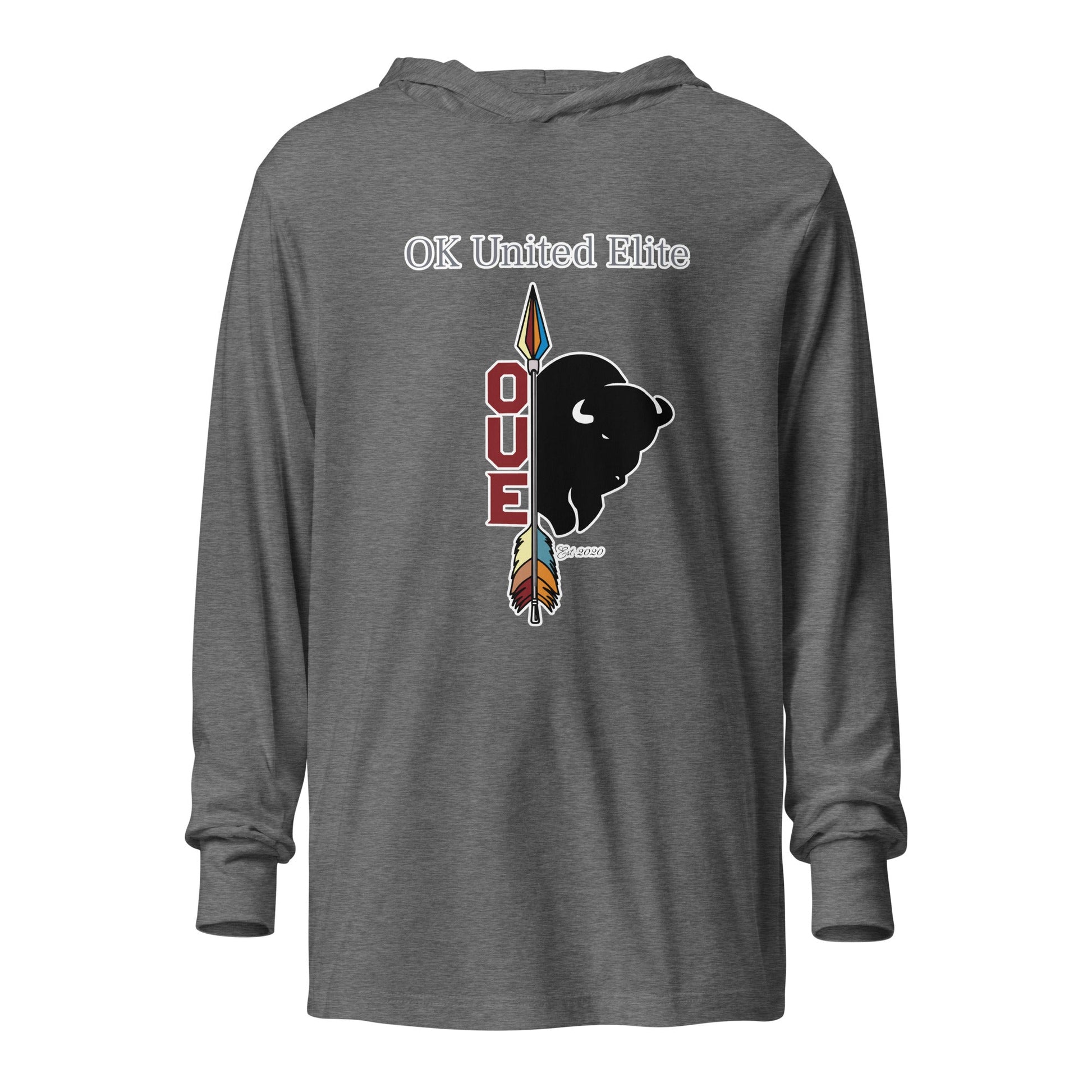 Performance | Hooded Long Sleeve T Shirt | OUE | Emblem Logo