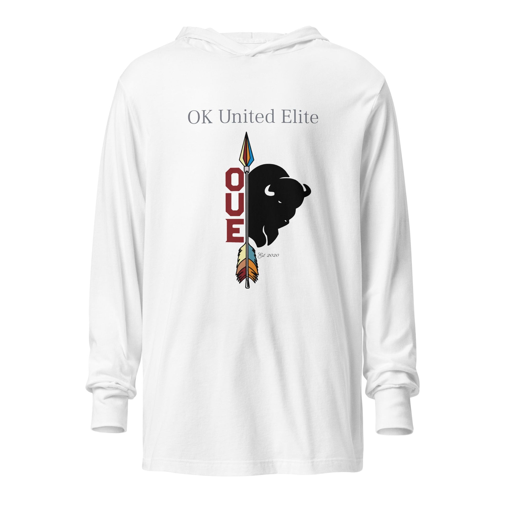 Performance | Hooded Long Sleeve T Shirt | OUE | Emblem Logo