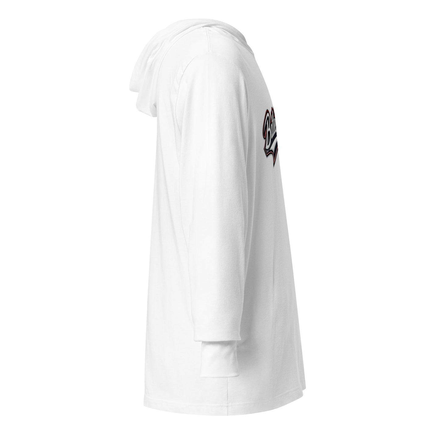 Performance | Hooded Long Sleeve T Shirt | Oxford Battlehawks 13U | Mark Logo