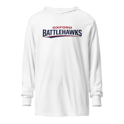 Performance | Hooded Long Sleeve T Shirt | Oxford Battlehawks 13U | Raptor Logo