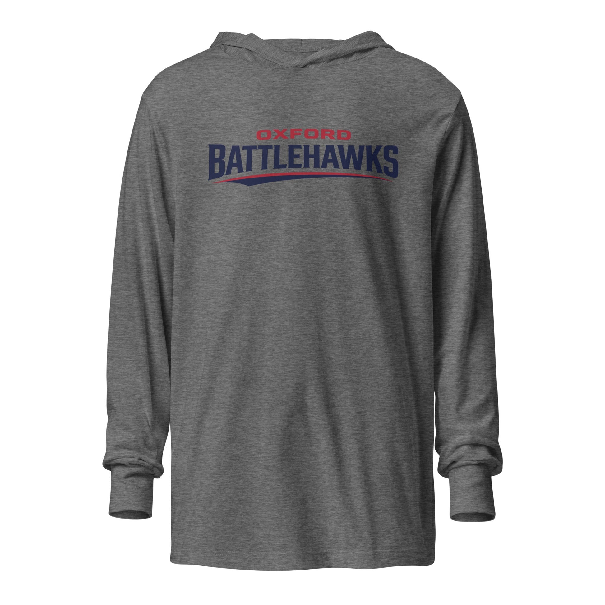 Performance | Hooded Long Sleeve T Shirt | Oxford Battlehawks 13U | Raptor Logo