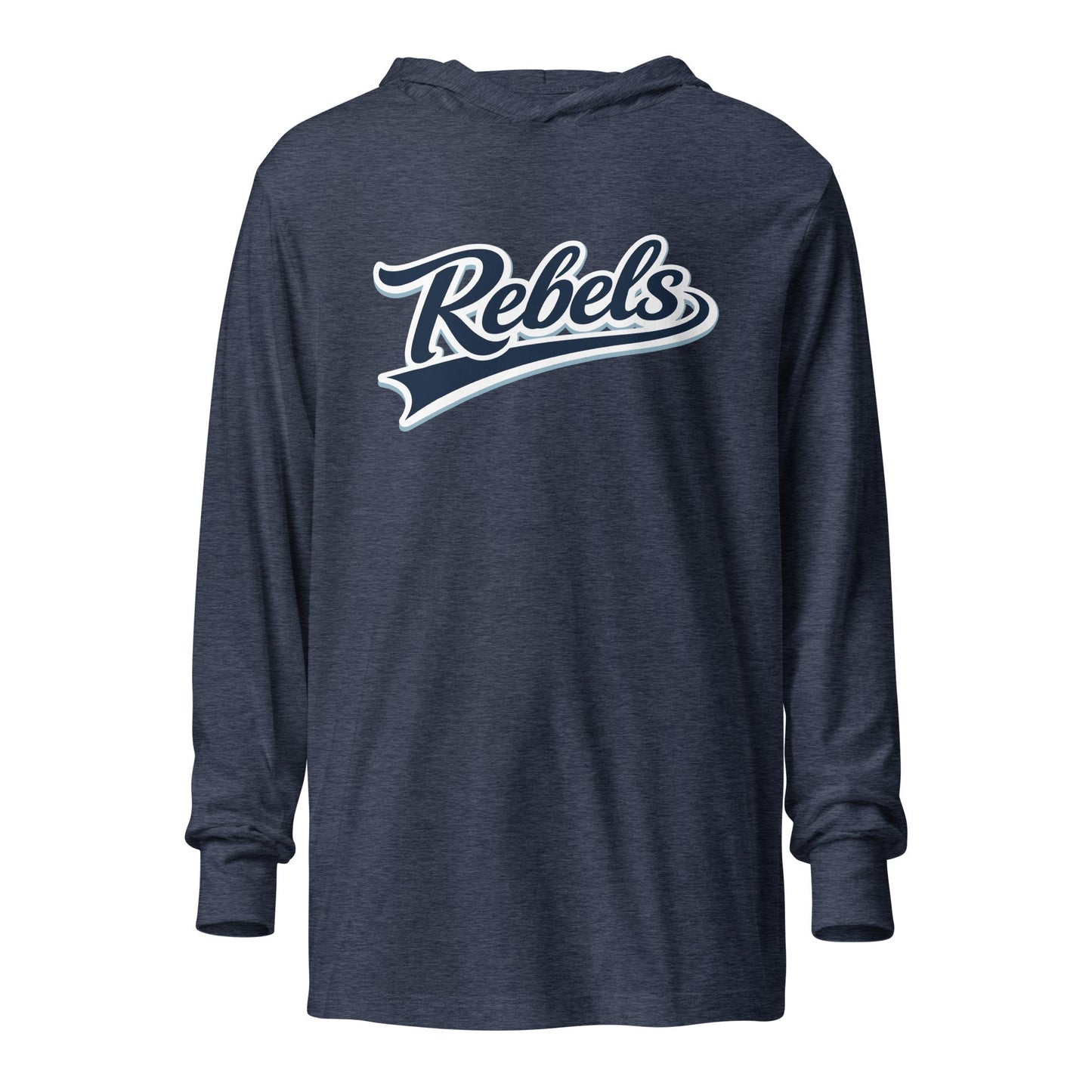 Performance | Hooded Long Sleeve T Shirt | Oxford Rebels 12U | Mark Logo