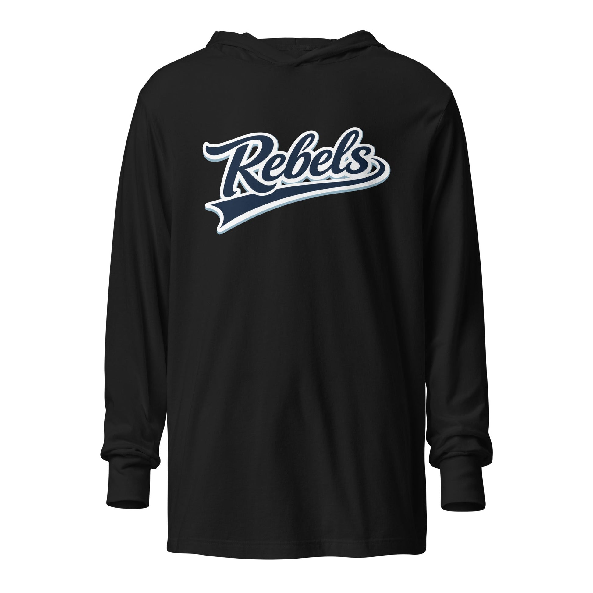 Performance | Hooded Long Sleeve T Shirt | Oxford Rebels 12U | Mark Logo