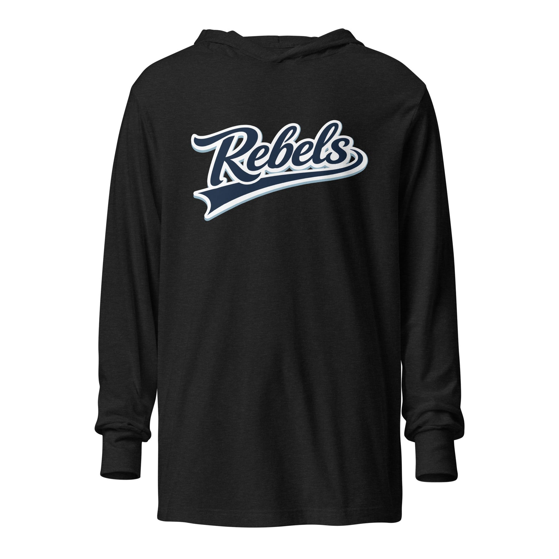Performance | Hooded Long Sleeve T Shirt | Oxford Rebels 12U | Mark Logo