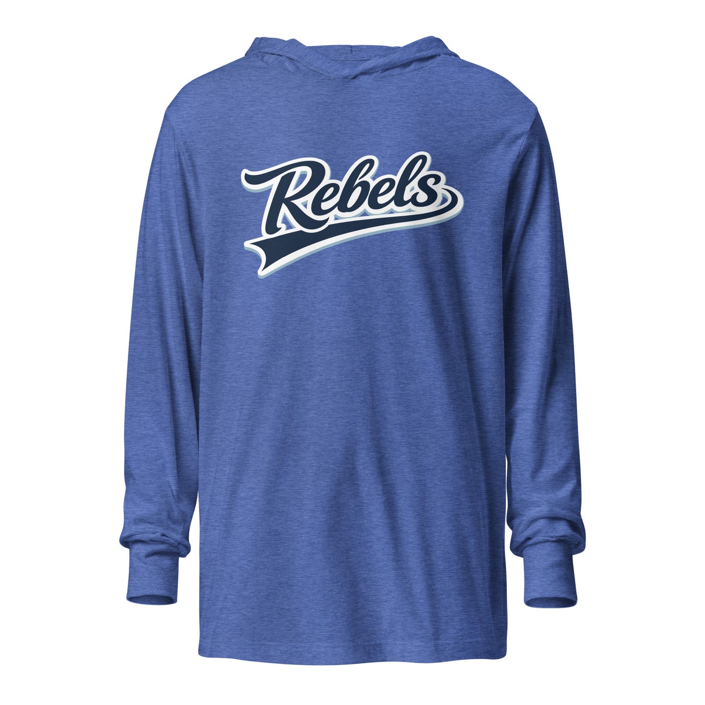 Performance | Hooded Long Sleeve T Shirt | Oxford Rebels 12U | Mark Logo