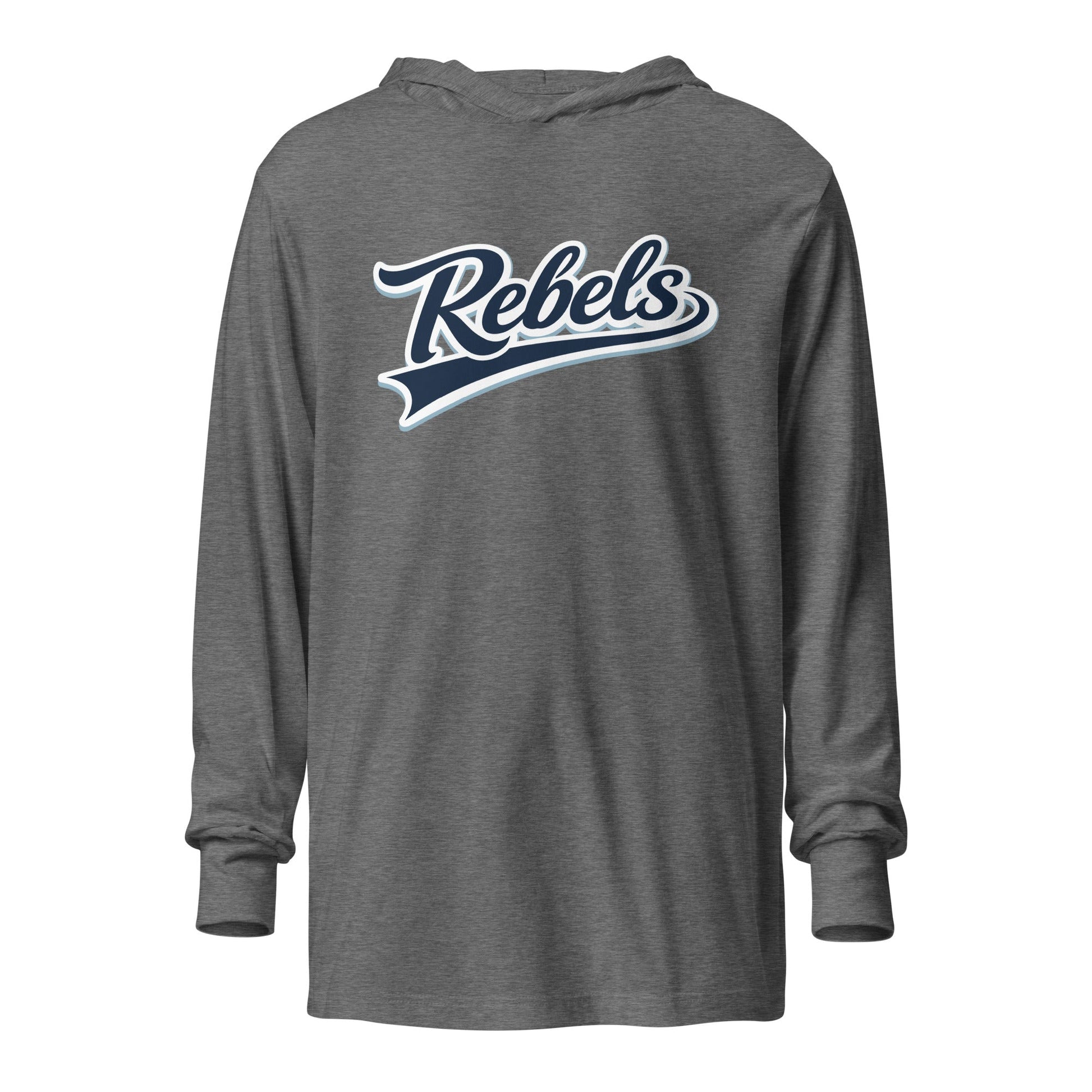Performance | Hooded Long Sleeve T Shirt | Oxford Rebels 12U | Mark Logo